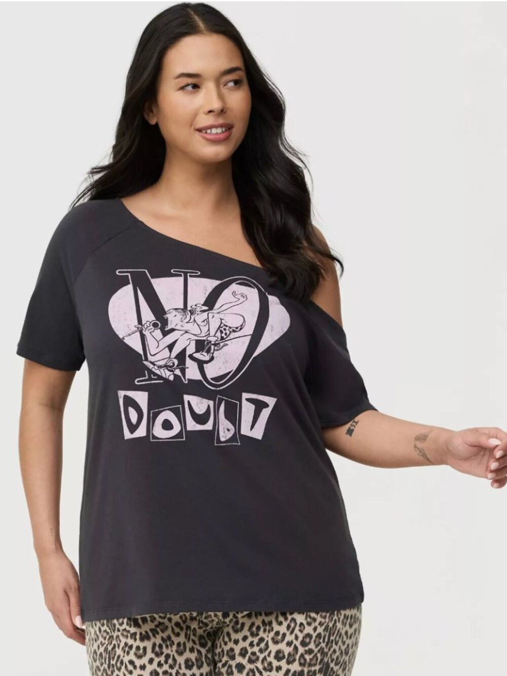 Torrid Off Shoulder No Doubt Graphic Tee